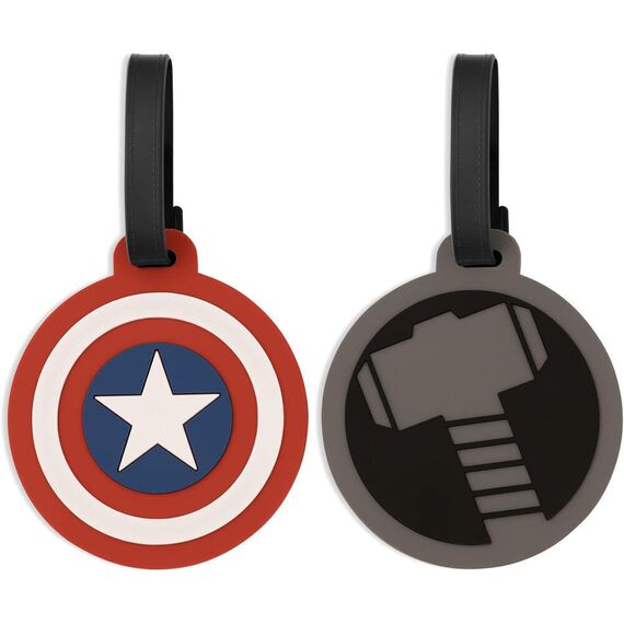 Marvel Avengers set of 2 luggage labels