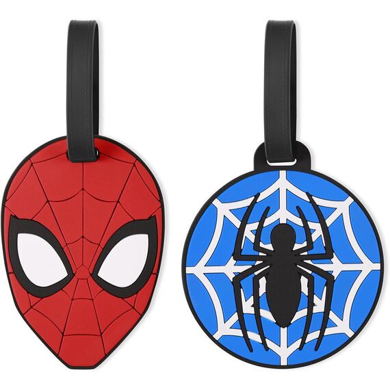 Marvel Spideman set of 2 luggage labels