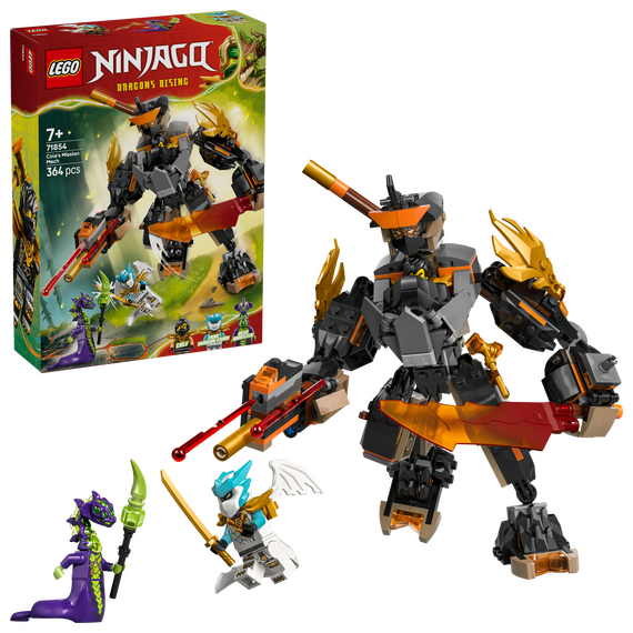 LEGO - Ninjago - Cole's Mission Mech & Dragon Zane (71854) / Toys - Lego - Collectibles - Techbox