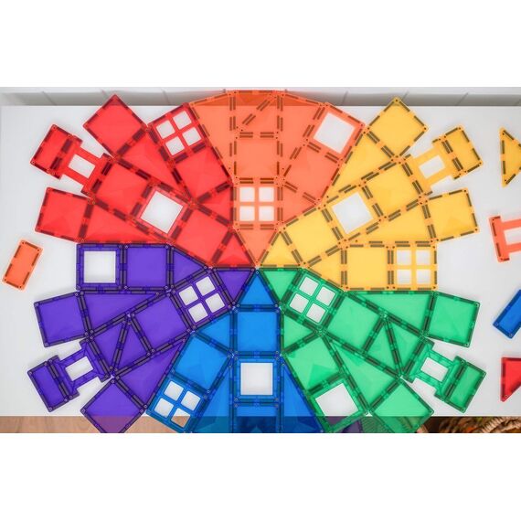 Connetix- Rainbow Creative Pack 102 Pieces - (CT-R-00102-CR) / Toys