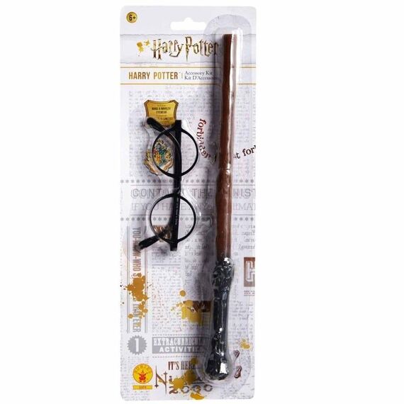 Harry Potter - Accessory Pack Wand and Glasses Fancy Dress Kit (5378) / Gadgets - Merchandise Seasonals - Various - Techbox
