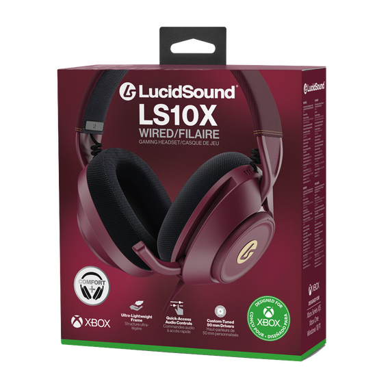 PowerA - LucidSound LS10X Gen 2 Wired Gaming Headset - Ruby / Electronics
