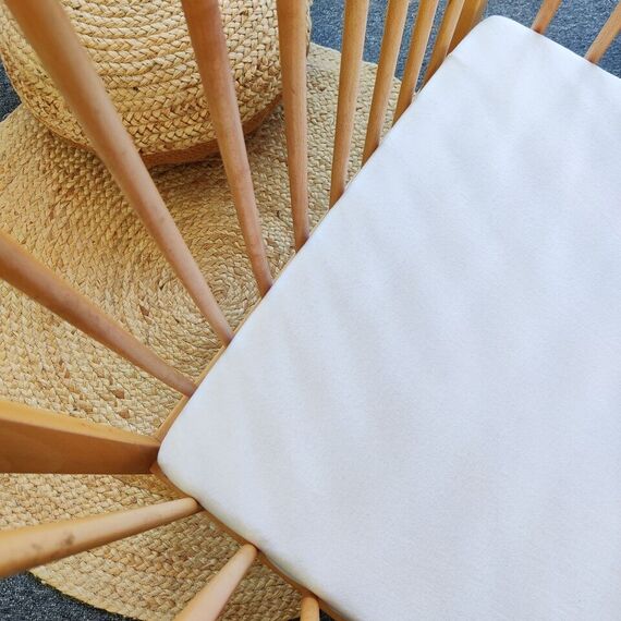 Candide - Fitted Sheet - White - 60x120 cm / Baby and Children