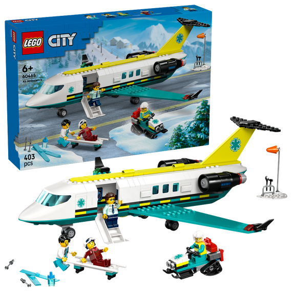 LEGO - LEGO City - Emergency Air Ambulance Airplane (60465) / Toys - Lego - Collectibles - Techbox