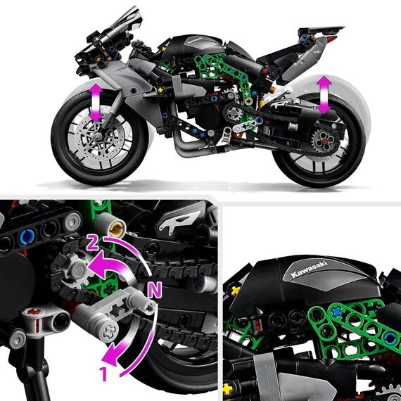 LEGO Technic - Kawasaki Ninja H2R Motorcycle (42170) / Toys - Lego - Collectibles - Techbox