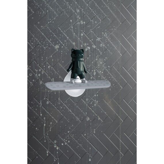 Ototo - Chill Cat Squeegee - Muted Grey and Dark Blue - Compact / Gadgets