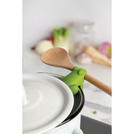 Ototo - Spoon and Pot Lid Holder - Green - HopTop compact / Gadgets