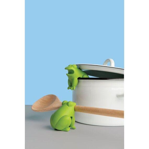 Ototo - Spoon and Pot Lid Holder - Green - HopTop compact / Gadgets