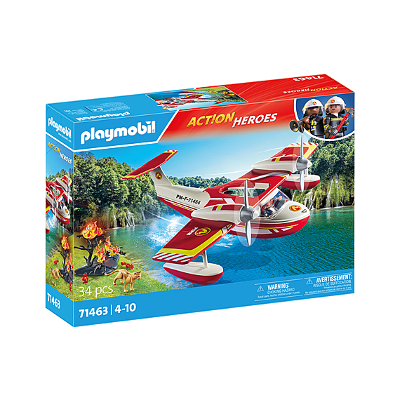 PLAYMOBIL - Firefighting Sea plane with extinguishing function (71463) / Toys - Playmobil - Collectibles - Techbox