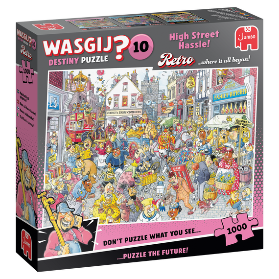 Wasgij Retro Destiny 10 - High Street Hassle! (1000 pieces) / Toys