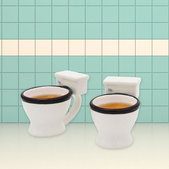 Winkee - Espresso Cup Toilet Shots - White / Gadgets