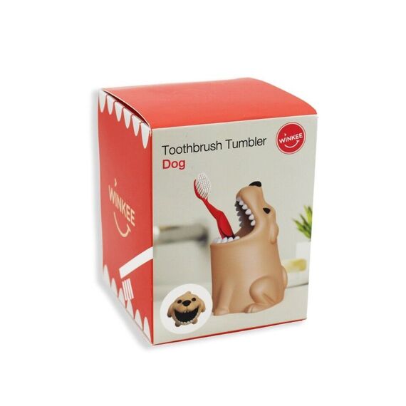 Winkee - Toothbrush Holder - Dog - Beige - Compact / Gadgets