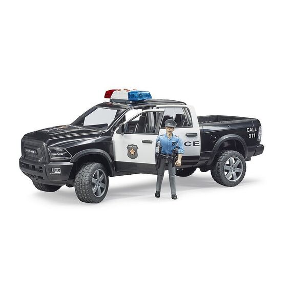 Bruder - Police Ram with Policeman and Light & Sound Module (02505) / Toys