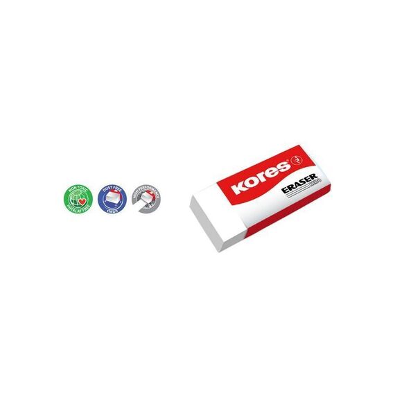 Kores - Eraser - White (740501) / Toys