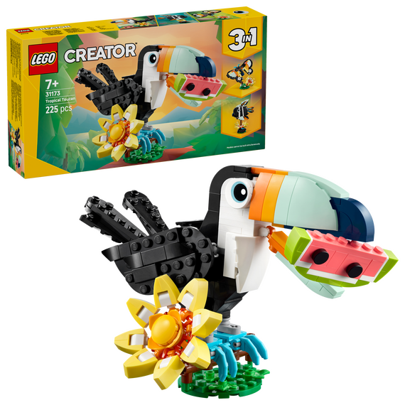 LEGO - LEGO Creator - Wild Animals: Tropical Toucan (31173) / Toys |  Techbox