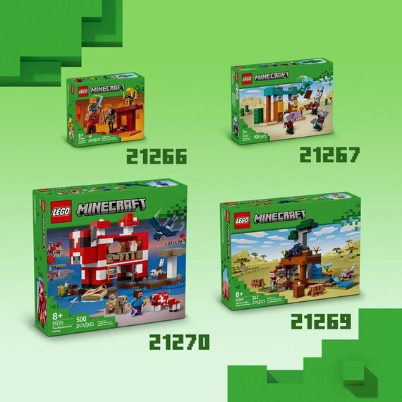 LEGO - Minecraft - The Baby Pig House (21268) / Toys