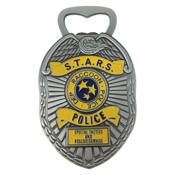 Resident Evil Police Badge Bottle Opener / Fan Shop and Merchandise |  Techbox