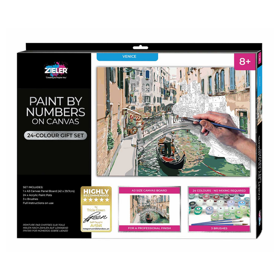 Zieler - Acrylic A3 - Paint By Numbers - Venice (609299435) / Toys