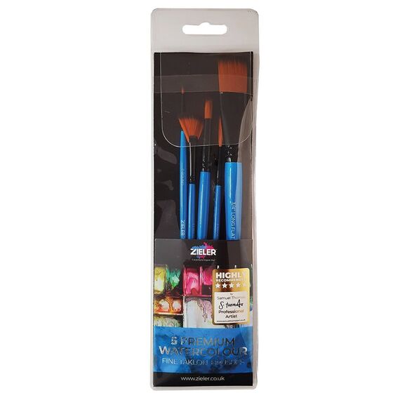 Zieler - Brushes  - 5 pcs - Watercolors (609299267) / Toys