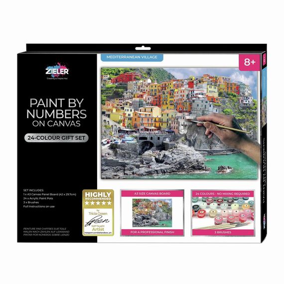 Zieler - Paint By Numbers - Mediterranean city (609299444) / Toys