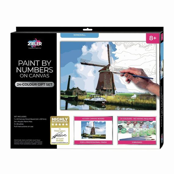 Zieler - Paint By Numbers - Windmill (609299443) / Toys