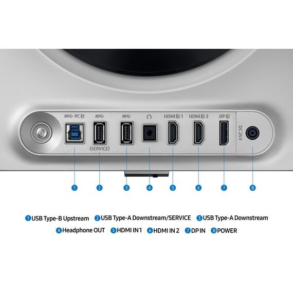 Samsung S27DG610SU computer monitor 68.6 cm (27") 2560 x 1440 pixels Quad HD OLED Silver - Monitors - Monitors & Mounts - Techbox