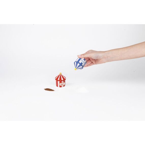 Doiy - Salt and Pepper Set - Funfair - Red, Blue, White, Yellow / Gadgets