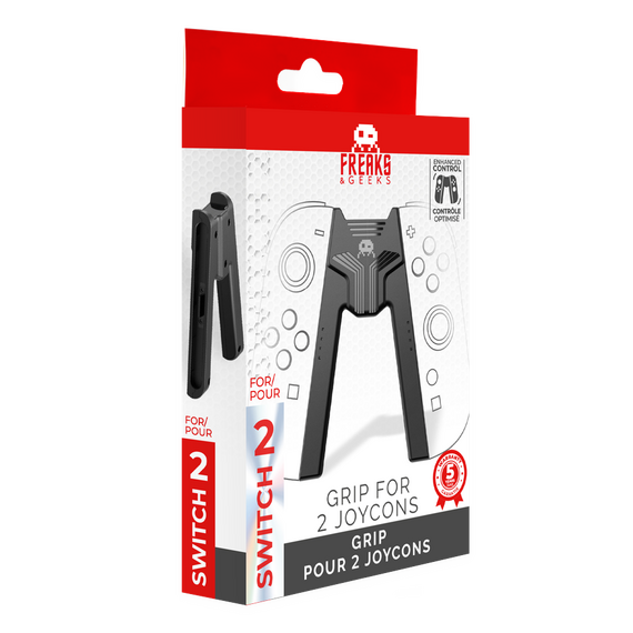 Freaks And Geeks - Grip for 2 joycons Switch 2 - Black / Nintendo Switch 2 | Techbox