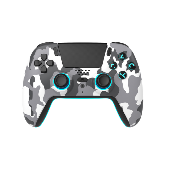 Freaks And Geeks - Wireless Bluetooth Controller for PS5- LED - White Camo / PlayStation 5 - Αξεσουάρ - Accessories for Consoles - Techbox