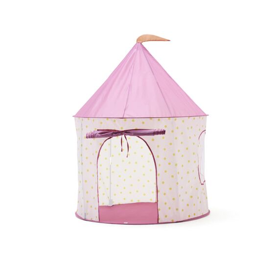 Kids Concept - Tent - Pink with dots - 100x100x130 cm / Baby and Children