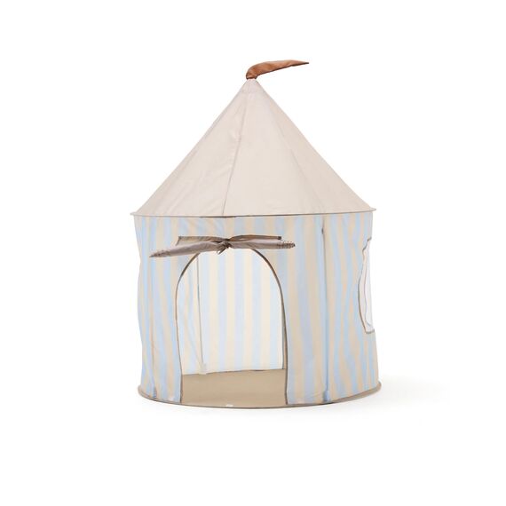 Kids Concept - Tent - Stripe light blue - 100x100x130 cm / Baby and Children