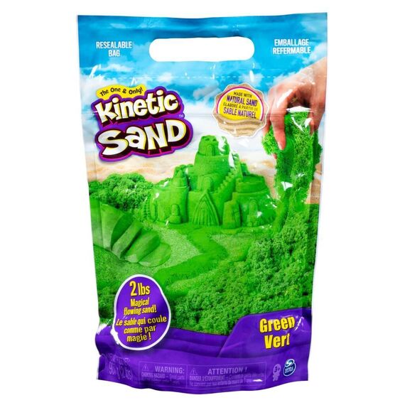 Kinetic Sand - Colour Bag 900g - Green (6047182) / Toys
