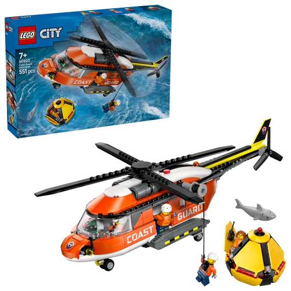 LEGO - LEGO City - Coast Guard Helicopter (60503) / Toys |  Techbox