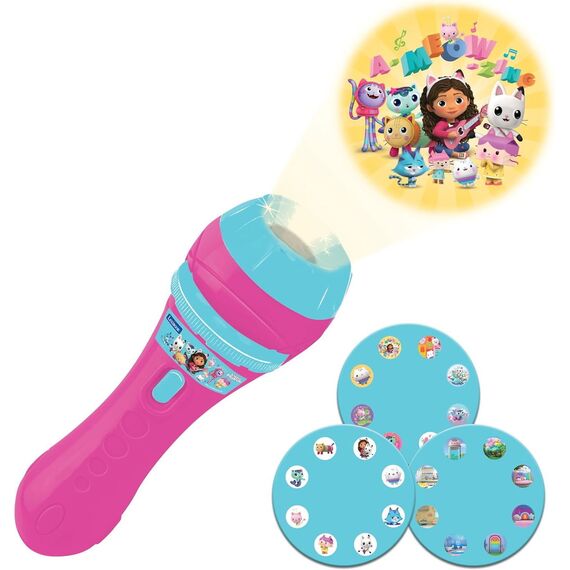 Lexibook - Projector & Flashlight - Gabby’s Dollhouse  (LTC050GDH) / Toys