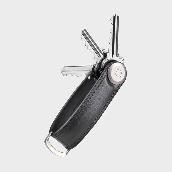 Orbitkey - Hybrid Leather Key Organiser - Black / Gadgets