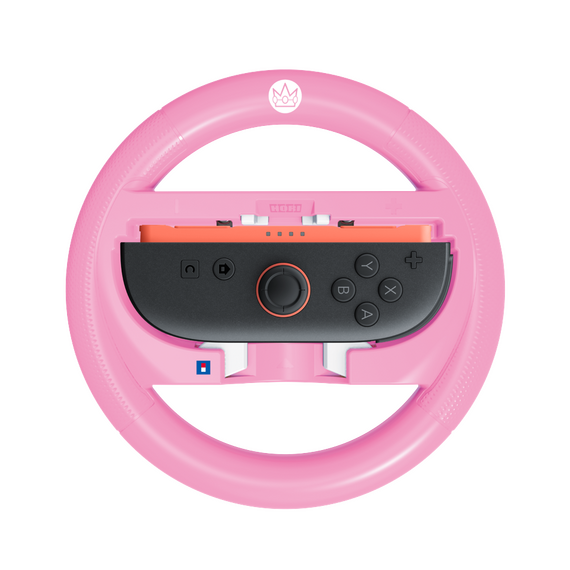 HORI - Racing Wheel Attachment Set for Switch 2 - Peach - Large / Nintendo Switch 2 - Nintendo Switch 2 Accessories - Accessories for Consoles - Techbox