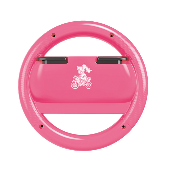 HORI - Racing Wheel Attachment Set for Switch 2 - Peach - Large / Nintendo Switch 2 - Nintendo Switch 2 Accessories - Accessories for Consoles - Techbox
