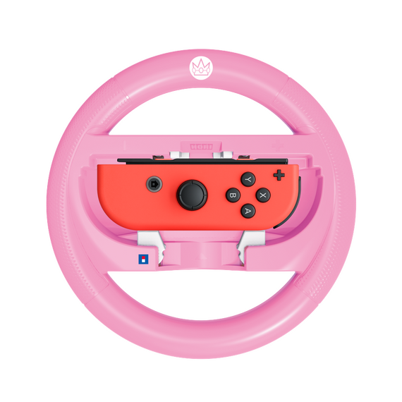 HORI - Racing Wheel Attachment Set for Switch 2 - Peach - Large / Nintendo Switch 2 - Nintendo Switch 2 Accessories - Accessories for Consoles - Techbox