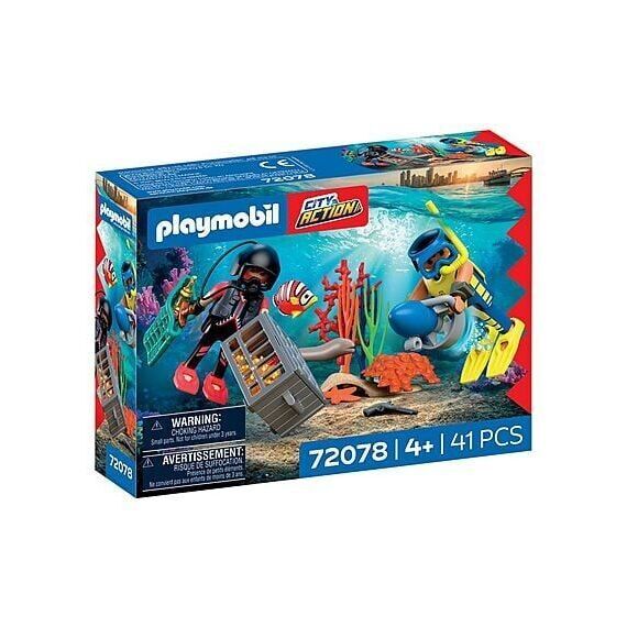 PLAYMOBIL - Police Diver with Treasure (72078) / Toys - Playmobil - Collectibles - Techbox