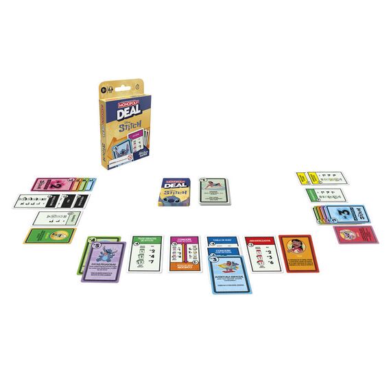Spanish Disney Stitch Monopoly Deal game