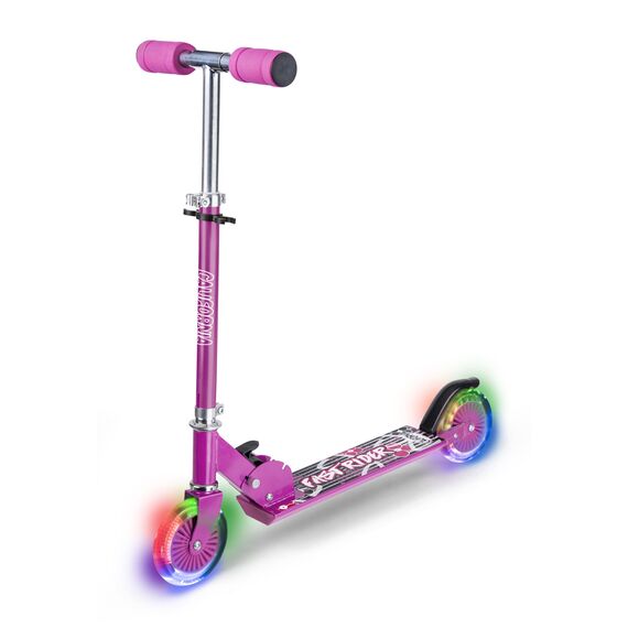 California - Pink scooter with LED lights (83154) / Toys