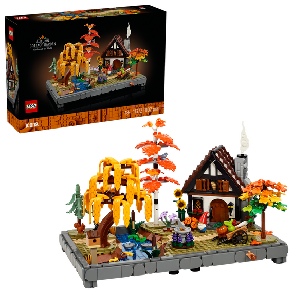 LEGO - Icons - Autumn Cottage Garden (11372). / Toys |  Techbox