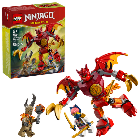 LEGO - Ninjago - Kai's Dragon Mech Battle Pack (71851) / Toys - Lego - Collectibles - Techbox