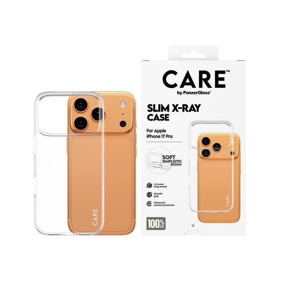 PanzerGlass - CARE Fashion Case Transparent X-Ray Soft Basic - iPhone 17 Pro / Electronics