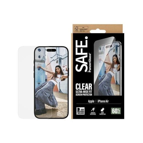 PanzerGlass - SAFE. Screen Protector - iPhone Air - UWF w. EasyAligner / Electronics