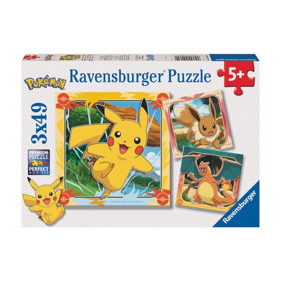 Ravensburger - Pokémon 3x49p - (12004062) / Toys