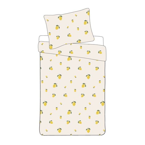 Bed Linen - Adult Size 140 x 200 cm - Lemon (1029593) / Baby and Children