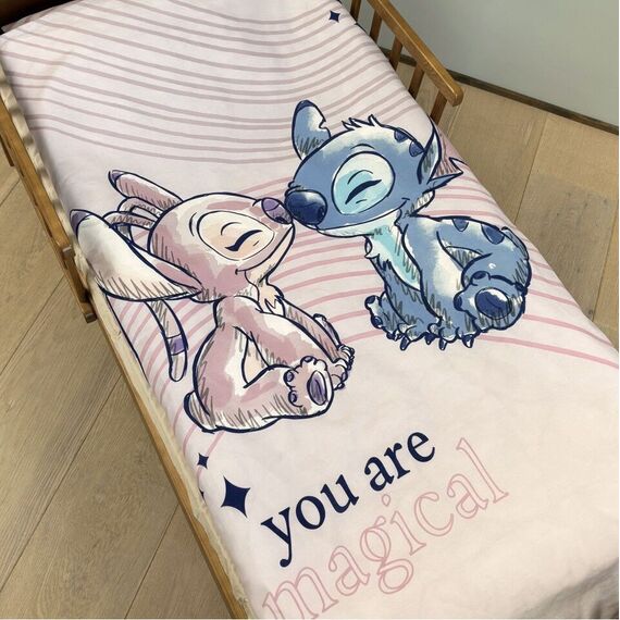 Bed Linen - Junior Size 100 x 140 cm - Stitch & Angel (1029379) / Baby and Children