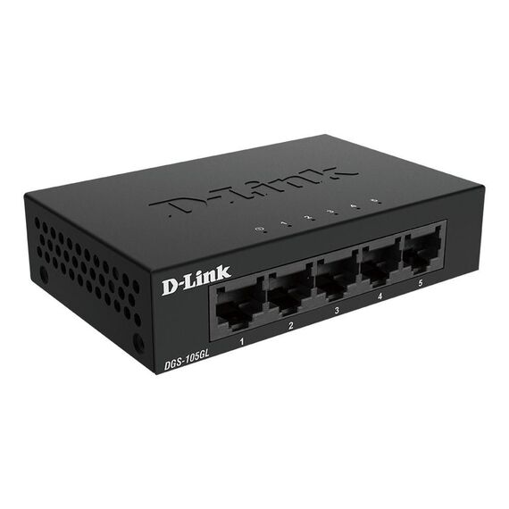 D-Link - 5-Port Gigabit Ethernet Metal DGS-105GL/E / Computers