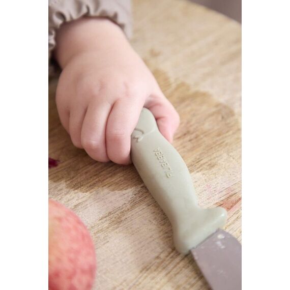 Filibabba - Beginner's cutting knives - 2-pack - Powder Blue + Green - (FI-03337) / Baby and Children